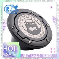 Nắp Gas Kim Loại Cửa Nhiên Liệu Nắp Bình Xăng Phù Hợp Cho Xe Jeep Wrangler JK Unlimited 07-17