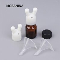 Nắp hít tinh dầu MOBANINA, Ống hít nước hoa chống rò rỉ bằng nhựa, Chai phân phối Mini lỗ đôi hương liệu