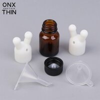 Nắp hít tinh dầu ONXTHIN, Ống hít nước hoa chống rò rỉ hai lỗ, Chai nhựa rỗng Mini hương liệu