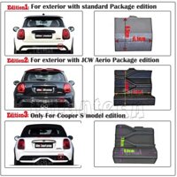 Nắp kéo phía sau cho 21-23 MINI ONE Cooper F55LCI Hatchback F56LCI Coupe F57CLI Cabrio JCW Coopers Móc mắt kéo cản bao