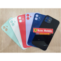 Nắp Kính Lưng (ip12), (không cần tháo vành cam) (tặng keo dán)