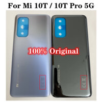 Nắp kính mặt sau gorilla glass 5 chính hãng cho xiaomi mi 10t pro 5g vỏ pin thay thế cửa sau, nắp vỏ phía sau mi10t