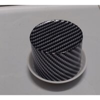 nắp lắc tài xỉu dán decal cacbon/ nắp lắc xí ngầu dán decal cacbon + tặng kèm dĩa lắc
