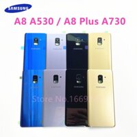 Nắp Lưng Điện Thoại Bằng Kính Thay Thế Chuyên Dụng Cho SAMSUNG Galaxy A8 A530 A530F A8 Plus A730 A730F 2018