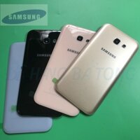 Nắp Lưng Điện Thoại Bằng Kính Thay Thế Chuyên Dụng Cho Samsung Galaxy A5 A520F A7 A720F A3 A320F 2017