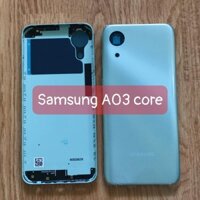 Nắp lưng Điện thoại Samsung Galaxy A03 Core - kèm nút bấm