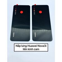 Nắp lưng Huawei Nova3i liền kính camera