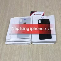 Nắp lưng Iphone X zin (không kính camera)