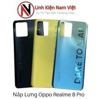 Nắp lưng Oppo Realme 8 Pro (không kính camera) Đen, Vàng, Xanh Dương