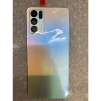 năp lưng oppo reno 6 5g (có kính cam)-màu bạc đa sắc