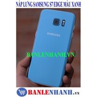 NẮP LƯNG SAMSUNG S7 EDGE MÀU XANH