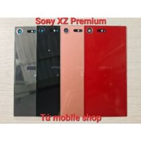Nắp lưng Sony XZ Premium , có keo dán mặt sau , có kính camera sau