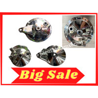 Nắp má (phanh ) đùm xi Crom dành cho Wave Blade / Alpha / Sirius gắn đùm Crom