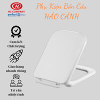 Nắp nhựa bồn cầu rơi êm - kiểu vuông HC012