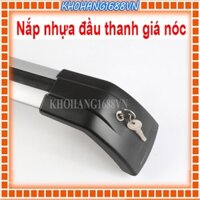 Nắp nhựa đầu thanh giá nóc kèm chìa khoá