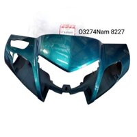 Nắp nhựa ốp võ đầu đèn trước FUTURE 2 125 xanh, bàn thờ zin Honda