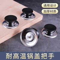 Nắp nồi đa năng, nắp chảo rán, nắp nồi thủy tinh, tay cầm bằng thép không gỉ, chống bỏng, phụ kiện hạt đứng