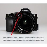 Nắp ống kính 72mm cho máy ảnh Sony RX10M4 RX10M3 FE16-35 70-200 Mirrorless A7R3 VG30EM