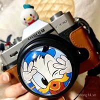 Nắp ống kính Fujifilm 35F2 43MM hoạt hình dễ thương, bộ nắp hot shoe XA5 XA7 XT20 XT30 XT100 XT200