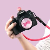 Nắp ống kính hoạt hình, nắp hot shoe tương thích với máy ảnh không gương lật Sony Fujifilm ZVE10 6400 55 1.8 49 67 82
