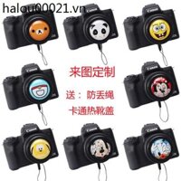 Nắp ống kính hoạt hình tùy chỉnh 37 43 46 49 52 55 58 62 67 72 77mm Canon Sony Fuji