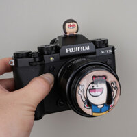 Nắp ống kính máy ảnh Gum Girl, hot shoe tương thích với M50 Canon R50 Fujifilm XT50 Nikon Z30 Sony ZVE-10