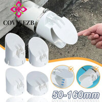 Nắp ống mưa COVIEEZB, Nắp ống nước thải dịch chuyển lớn, Dễ dàng lắp đặt Ống nhựa PVC màu trắng Ống thoát nước PVC Ống vách ngăn Vỏ chống mùi Phụ kiện phòng tắm