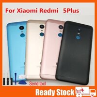 Nắp Pin Thay Thế Bằng Kim Loại + Nút Bên + Ống Kính camera Cho Xiaomi Redmi 5 Plus Xiaomi Redmi 5 Plus