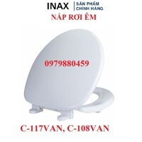 Nắp rơi êm bàn cầu Inax CF-37VSAK, CF-37AKV tự do cho cầu 117 và 108, chính hãng