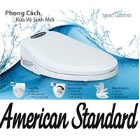 Nắp rửa bàn cầu thông minh,2 vòi phun  American standard Slim SCCN00001-WT/ CSCFA650 rơi êm, bảo hành 02 năm