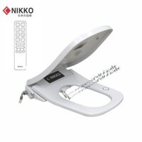 Nắp rửa điện tử, nắp rửa thông minh NIKKO Bidet P69162 cho bồn cầu vệ sinh làm sạch, sưởi ấm. Bảo hành 2 năm chính hãng.