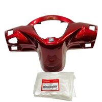 Nắp sau tay lái Vision 110 Màu Đỏ R350C 2021+ Zin Honda - 53210K2CV00ZA