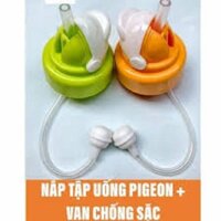 Nắp tập uống Pigeon cổ rộng kèm van chống sặc