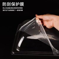 [Nắp Thực Phẩm Trong Suốt] 60 40 Nắp Trong Suốt Thực Phẩm Chống Bụi Hình Chữ Nhật Nhựa Khay Bánh Deli Snack Bảo Quản Tươi