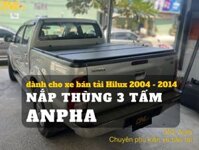 Nắp thùng 3 tấm Anpha dành cho xe bán tải Hilux 2004-2014