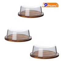 Nắp Thủy Tinh Đĩa Bơ Đế Bánh Đồ Ăn Nhẹ Khay Cho Nhà Bếp Làm Bánh Tủ Lạnh