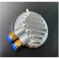 Nắp tròn CNC, Nắp cam CNC 3D có ống thông hơi và cảm biến nhiệt Fi cho xe Wave / Dream (có đầu cos)