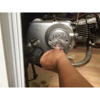 nắp tròn hình súng đạn gắn bên nồi trang trí cho xe 67