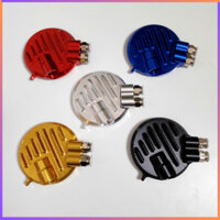 Nắp Tròn Lớn, Nắp Cam CNC 3D Gắn Wave/ Dream - Có Ống Thông Hơi và Cảm Biến Nhiệt Fi