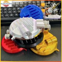 🔴Nắp tròn Wave/Dream CNC🔴_Nắp cam CNC 3D có ống thông hơi và cảm biến nhiệt cho xe Wave / Dream ( Có Đầu Cos )