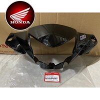 Nắp trước tay lái Wave RSX 110 2014 FI phanh đùm màu đen bóng *NHB25M* (53240K03M30ZE)