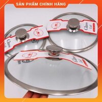 Nắp vung nồi chảo kính cường lực viền INOX LYCEN