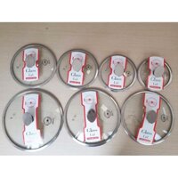 Nắp Vung Nồi chảo S16cm - S30cm Kính Cường Lực Viền Inox Lyncen - Hàng Chính Hãng