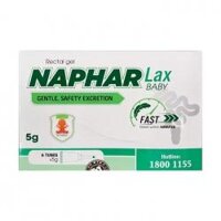 Naphar Lax Trẻ em, 6 tuýp x 5g - Gel thụt trực tràng