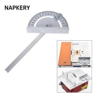 Napkery Bàn Cưa Góc Thước, Máy Đo Khe Cắm T Chuyên Nghiệp, Máy Cưa Bàn Chuyên Nghiệp Bộ Định Tuyến Tròn Kim Loại DIY Góc Đo Chế Biến Gỗ