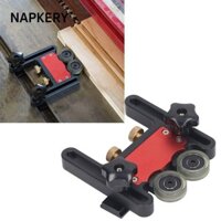 Napkery Bàn Cưa Vòng Bi Con Lăn, Đôi Bánh Xe Trượt Lông Vũ Ban Phụ Trợ Dụng Cụ Chế Biến Gỗ, Có Thể Điều Chỉnh Hấp Thụ Sốc Hợp Kim Nhôm Máy Cưa Bàn Cắt Dụng Cụ Báo Chí