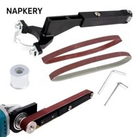 NAPKERY Giá đỡ chà nhám đai NAPKERY, Bộ chuyển đổi Máy mài góc M10 / M14, Dụng cụ đánh bóng cạnh chế biến gỗ Bộ chuyển đổi đai chà nhám