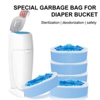 Nappy Disposal System Refill Cassettes Wrappers Bag Sacks Pack Bin Bags 4pcs