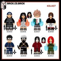 Naruto Đồ Chơi Lắp Ráp Mô Hình Anime Minifigure Naruto Kurenai Choji Kushina Uzumaki Ibiki Morino KDL807