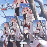 Naruto Haruno Sakura Naruto Haruno Sakura Thanh Chụp Huy Hiệu Quạt Polaroid Hàng Hóa Anime Hai Chiều Tùy Chỉnh